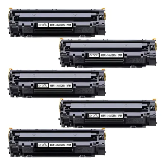 5 Unidades De Toner M1132 Ce 285a P 1102w CompatÃvel Tinta Preto Foto 1