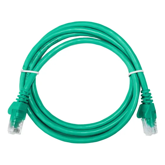 5 Unidades Patch Cord Rj45 Utp Cat6 1,5m Seclan - Verde Foto 1