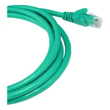 5 Unidades Patch Cord Rj45 Utp Cat6 1,5m Seclan - Verde Foto mini  2
