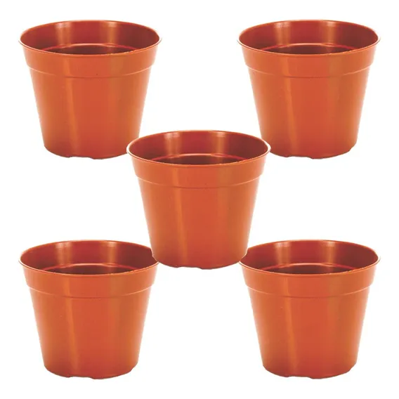 5 Vasinhos Para Suculenta Ceramico 150ml Imediato Foto 1