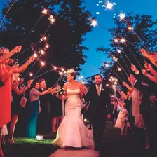 5 Velas Sparklers 60cm Estrelinha Casamento Sem Fumaça Foto mini 2