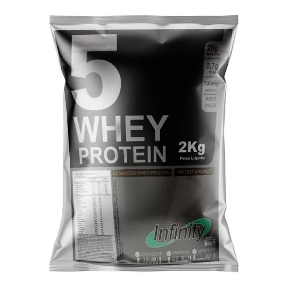 5 Whey Protein 2kg (wey Proten Way 3w 5w Isolado Isolate) Foto 1