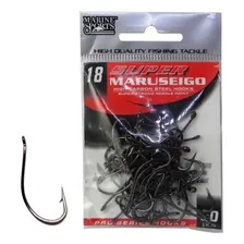 50 Anzol Ms Maruseigo Black N. 18 Reforçado Foto mini 1