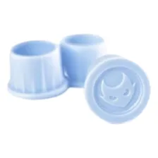 50 Batoques Médio Tatuagem Electric Ink Cap Silicone Tattoo Foto mini 1