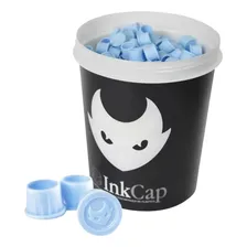50 Batoques Médio Tatuagem Electric Ink Cap Silicone Tattoo Foto mini 2