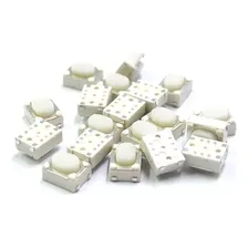 50 Botão Interruptor Tactil Smd 3 4 Pinos Foto mini  3