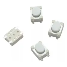 50 Botão Interruptor Tactil Smd 3 4 Pinos Foto mini  2