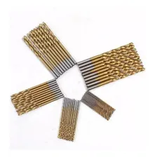 50 Brocas De Titânio P/ Madeira AlumÃnio Plastico 1mm À 3mm Foto mini 2