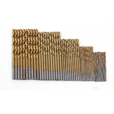 50 Brocas De Titânio P/ Madeira AlumÃnio Plastico 1mm À 3mm Foto mini 1