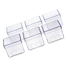 50 Caixa AcrÃlica Tranparente 5x5 + 50 Tubete 13cm Foto mini 4