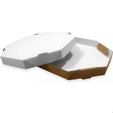 50 Caixas Papelão Entregar Pizza Salgado Doce Delivery 25cm Cor 50 Caixas Brancas Lisa 25cm Pizzaria Delivery Ifood Foto  mini 1