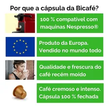 50 Cápsulas Para Nespresso - Café Premium - Cápsula Bicafé Foto mini 2