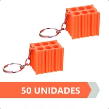 50 Chaveiro Tijolo - Tijolinho Lembrancinha Foto mini 2