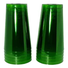 50 Copos AcrĂlico 200ml Lavável Descartável Verde Foto mini 1
