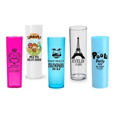50 Copos Longdrink 360ml Personalizados Hiperfesta Foto mini 1