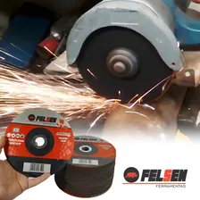 50 Discos De Corte Fino 180mm 7 Pol Inox Aço Esmerilhadeira Foto mini 2