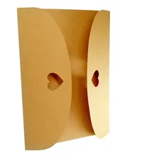 50 Envelope Kraft Para Convite De Casamento Rústico Foto mini 2