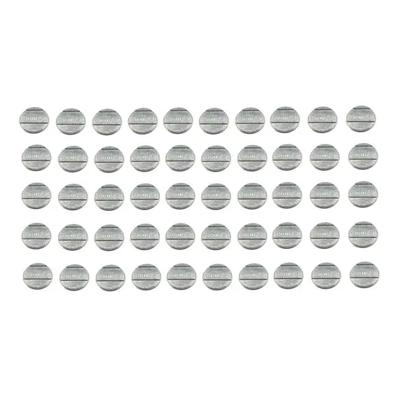 50 Fichas Para Mesa De Bilhar / Sinuca / Pebolim / Tot贸 Tecido Formosa Foto 1