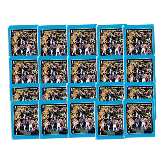 50 Figurinhas Da Nba 2024 - 10 Envelopes - Rápido Times Da Nba Personagem Jogadores Escudos Da Nba Foto 1