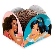 50 Forminhas Para Doces Princesas Disney Festa Decoração Foto mini  3