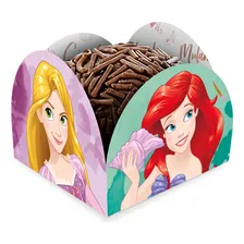 50 Forminhas Para Doces Princesas Disney Festa Decoração Foto mini  2