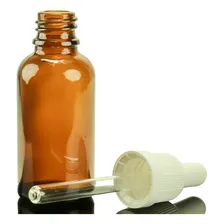 50 Frasco De Vidro Ambar 30 Para Extrato De Propolis Cor Branco Foto mini 2