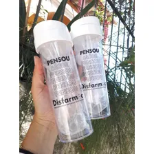 50 Garrafas Squeeze Acqua Bio Personalizada Transparente Foto mini 4