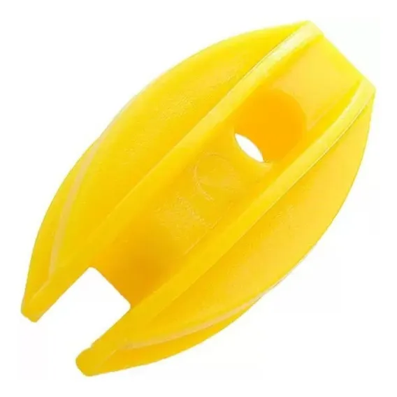 50 Isolador Castanha Cerca Eletrica Alta Qualidade Amarelo Foto 1