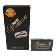 50 Lâminas Derby Premium Caixa C 50 Lâminas Original Barbear Foto mini  2