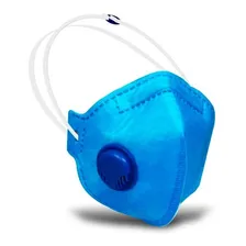 50 Máscaras Respirador Descartável Pff2 Com Válvula Rhino Foto mini 1