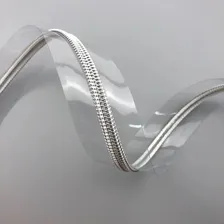 50 Metros ZĂper Pvc PlĂĄstico NÂș 5 Transparente + 50 Cursor Foto mini 2