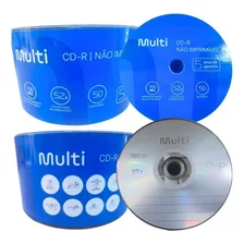 50 Midia Cd-r Virgem Multilaser Cd 52x 700mb Cdr Gravável Foto mini 1