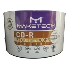 50 Midia Virgem Cd Maketech Psone Ps1 Musica Mp3 Foto mini 3