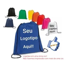50 Mochilas, Sacochilas, 33x40 Em Tnt Personalizadas Foto mini 1