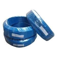 50 Mts Mangueira Tubo De Poliuretano Pu 4mm Azul Pneumática Foto mini 1