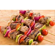 50 Palito De Bambu Espeto Para Churrasco 18cm Foto mini 4
