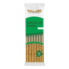 50 Palito De Bambu Espeto Para Churrasco 18cm Foto mini 3