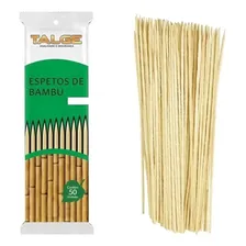 50 Palitos De Bambu Espeto Para Churrasco 25cm Foto mini 1