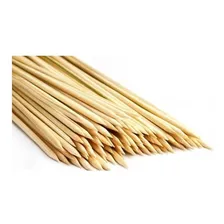 50 Palitos De Bambu Espeto Para Churrasco 25cm Foto mini 3