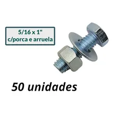 50 Paraf Sext 5/16 X 1 C/porca E Arruela Foto mini 2