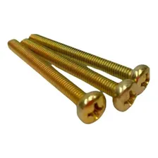 50 Parafuso Máquina Cabeça Panela Phillips M3 3mm X 16mm Foto mini  2