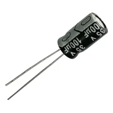 50 Pçs - Capacitor Eletrolitico 100uf X 35v - 100x35v - 105 Foto mini  2