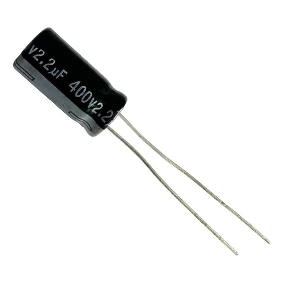 50 Pçs Capacitor Eletrolitico 2,2x400v - 2,2uf X 400v 105 Foto 1