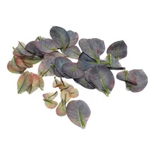 50 Pçs Folhas Artific. Sépalas Sortidas Flor Rosa Artesanato Cor Outonado Folha Foto mini 2