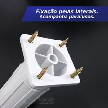 50 Pé Para Móvel Armário Cozinha Plástico 14-17cm + Parafuso Foto mini 2