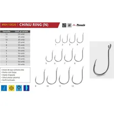 50 Peças Anzol Pinnacle Chinu Ring N4 Foto mini 4