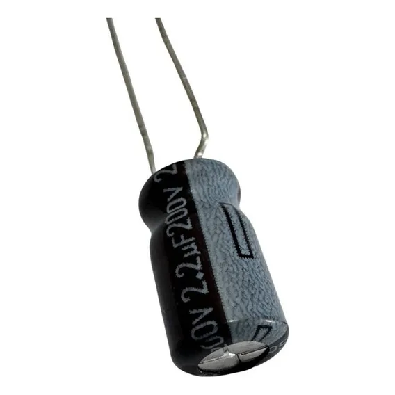 50 Peças Capacitor Eletrolitico 2,2uf X 200v 105 Graus Foto 1
