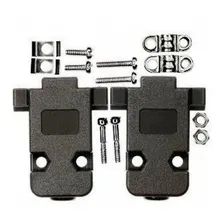 50 Peças - Conector Hd15 Vga Fêmea + Capa Kit Curto Pt Foto mini 2