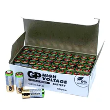 50 Pilhas Bateria 23a 12v A23 Gp Controle Alarme Portão Bulk Foto  mini 1