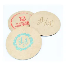 50 Porta Copos Bolacha Mdf Medeira Personalizados Sua Arte Foto mini 4